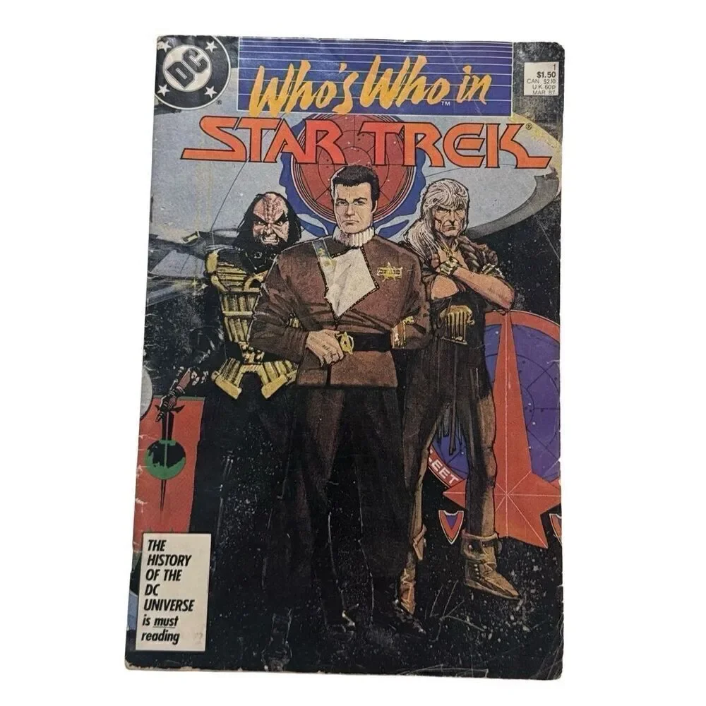 Who’s Who In Star Trek #1-2 COMPLETE SET DC COMICS 1987